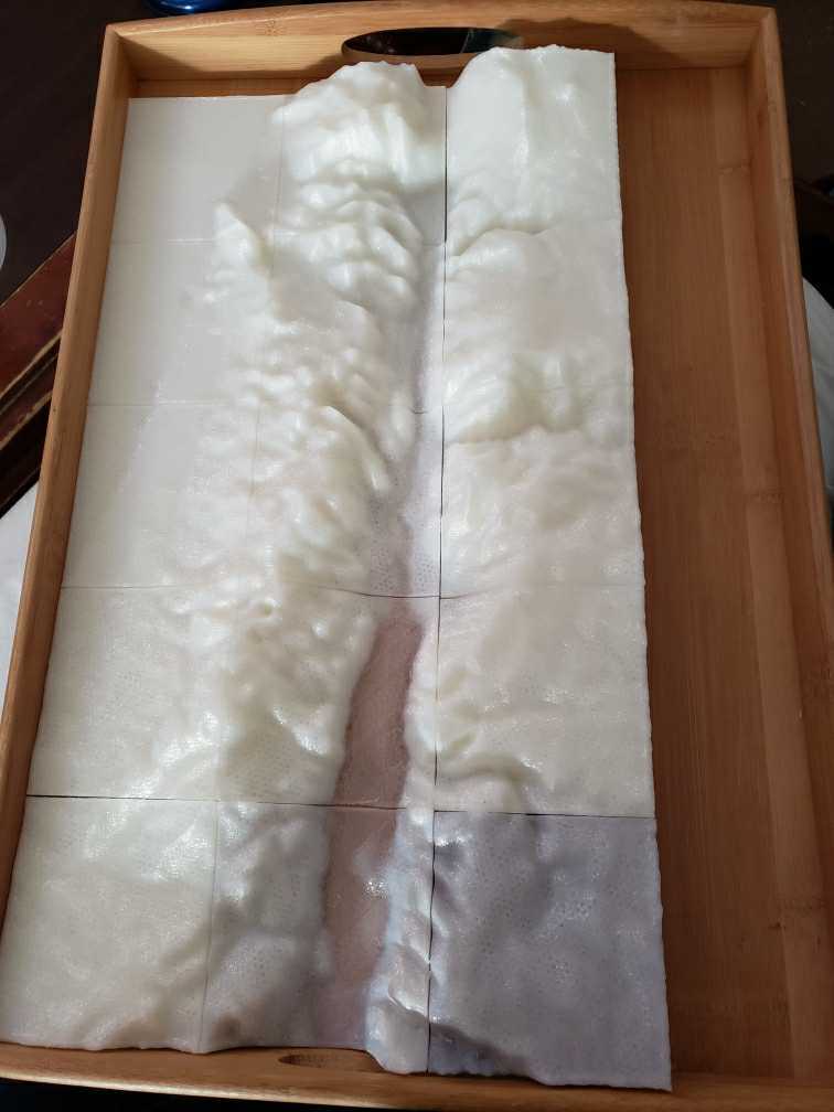 3D Printed Terrain Map