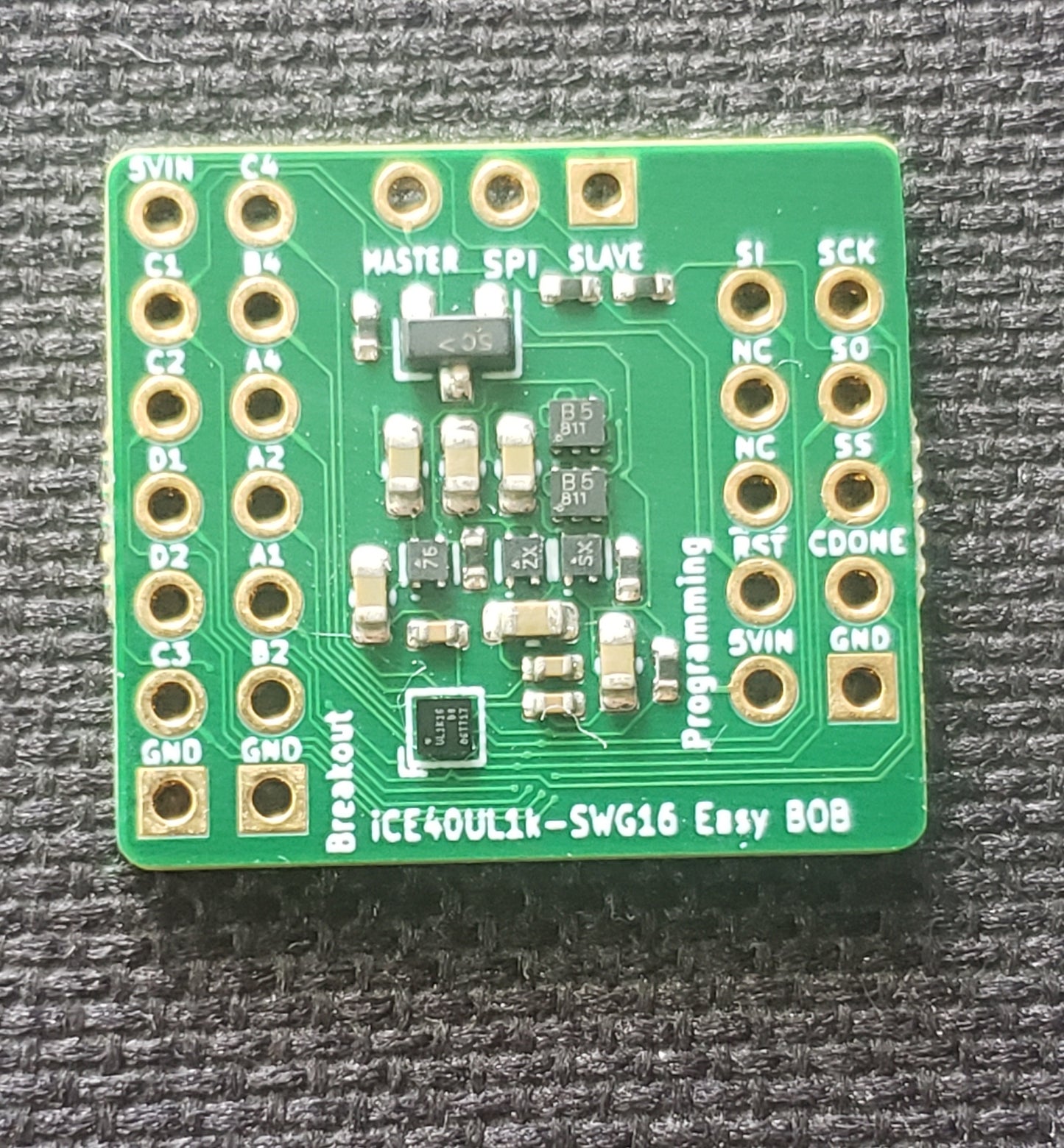 EasyBOB: ICE40UL1K-SWG16ITR1K development board