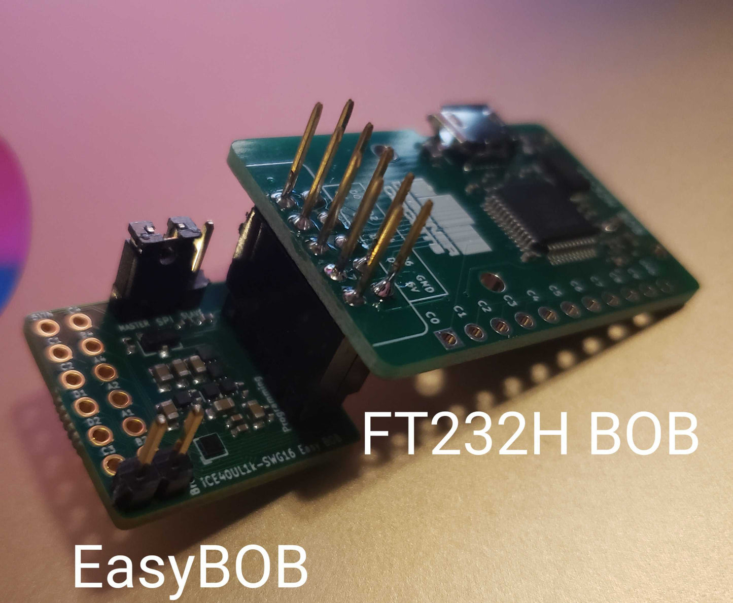 EasyBOB: ICE40UL1K-SWG16ITR1K development board