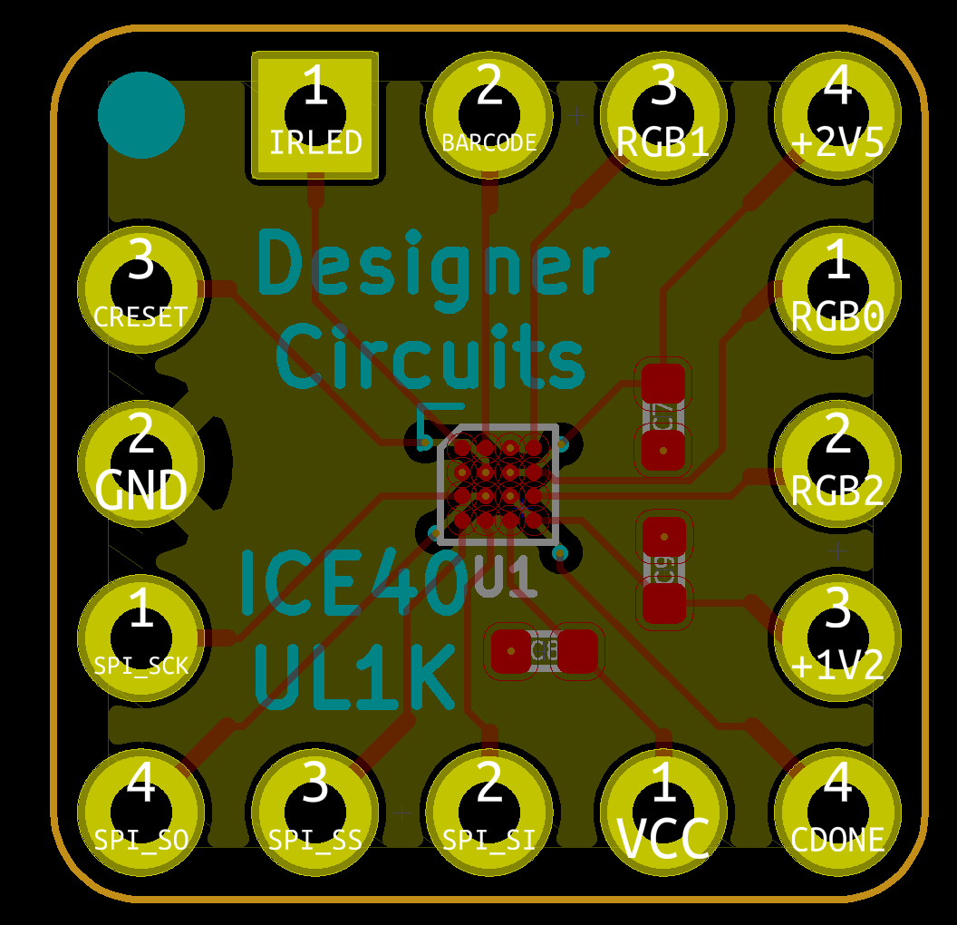 SimpleBOB: ICE40UL1K-SWG16ITR1K development board (DIPSY-inspired)